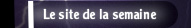 Le site meteo de la semaine